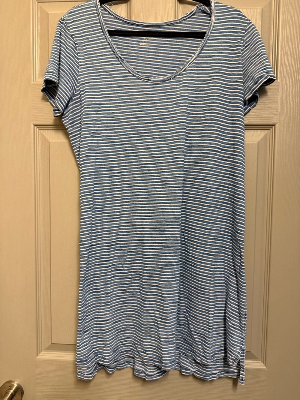 Universal Thread Blue & White Striped Tee